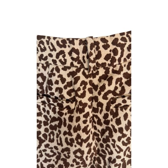 J. Crew Size 0 Leopard Print Shorts Cotton Blend - Picture 10 of 13